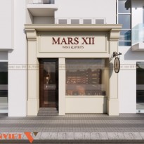 Thiết kế showroom rượu MARX XII tại Hà Nội của anh Trung 